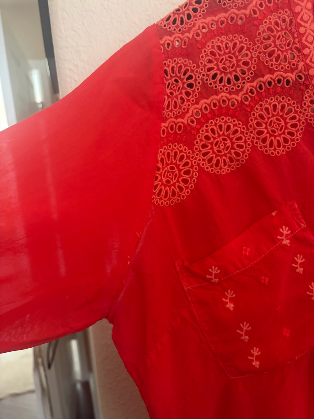 Johnny Was Red Tunic - Picture 12 of 13